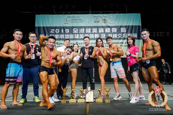 獲獎運動員合影