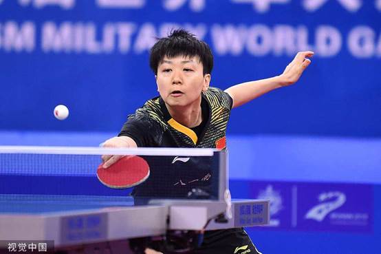 木子包攬了第七屆世界軍人運動會乒乓球比賽女單、女雙、混雙項目金牌